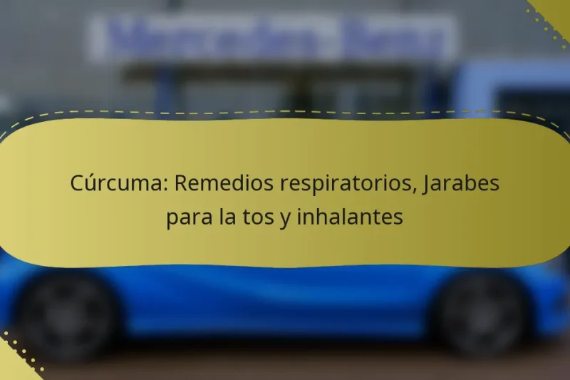 Cúrcuma: Remedios respiratorios, Jarabes para la tos y inhalantes
